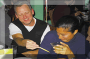 JohnBoy's birthday celebration at Xinh Doi