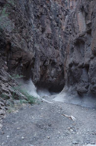 Enering Closed Canyon