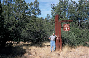 Entering Coronado NF