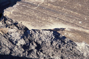 Split chunk of lava