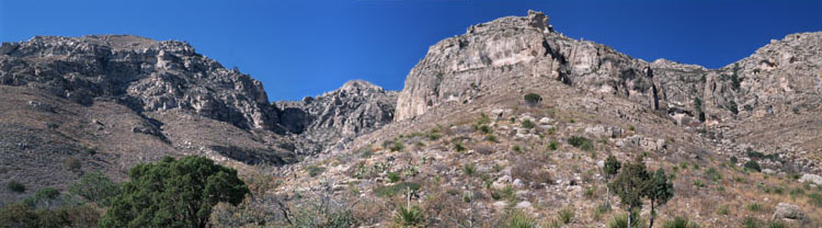 Dolomite peaks above Smith Spring